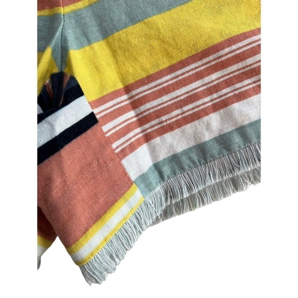 LOFT Outlet Linen Blend Striped Shorts, NWOT Size 4 - Picture 4 of 9